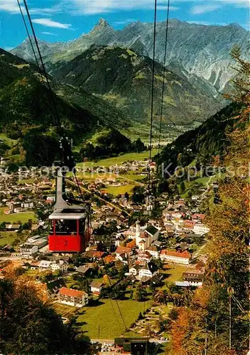 Schruns Vorarlberg Sommerkurort mit Hochjochseilbahn und Zimba Alpenpanorama Kat. Schruns