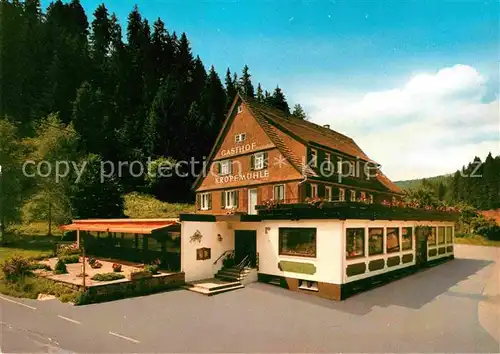 Seewald Gasthof Kropfmuehle Kat. Seewald