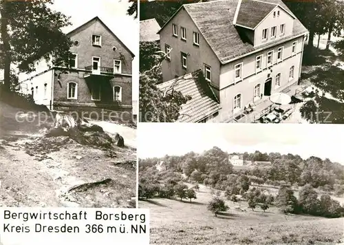 Borsberg Schoenfeld Weissig Bergwirtschaft Kat. Dresden