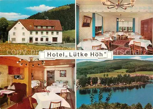 Arnsberg Westfalen Hotel Restaurant Luetke Hoeh Kat. Arnsberg