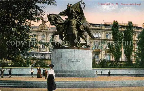 Frankfurt Main Bismarckdenkmal Kat. Frankfurt am Main