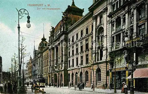 Frankfurt Main Zeil Hauptpostamt Kat. Frankfurt am Main