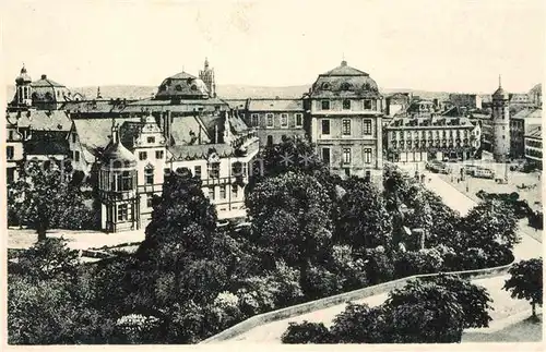 Darmstadt Schloss Strassenbahn Kat. Darmstadt