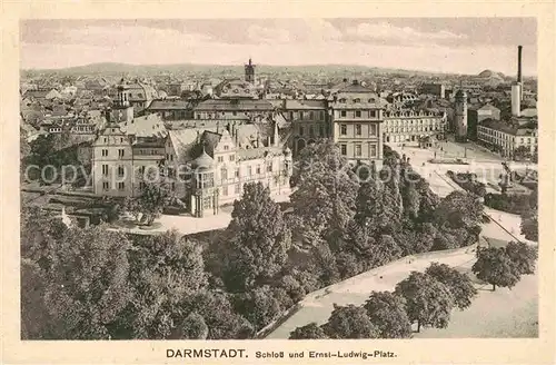 Darmstadt Schloss Ernst Ludwig Platz Kat. Darmstadt