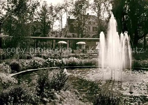 Zweibruecken Rosengarten Wasserspiele Kat. Zweibruecken