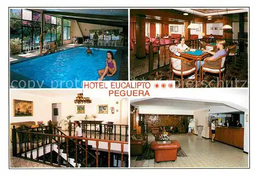 Peguera Mallorca Islas Baleares Hotel Eucalipto Restaurant Foyer Swimming Pool
