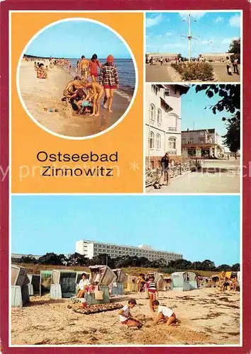 Zinnowitz Ostseebad Strand Karl Marx Strasse Ferienheim IG Wismut Roter Oktober