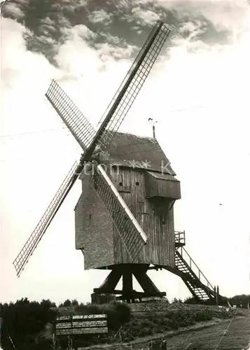 Elzele De Kattemolen anno 1751 Windmuehle