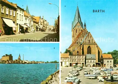 Barth Ernst Thaelmann Strasse Mole Markt Kirche Kat. Barth