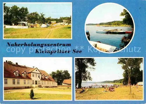 Klein Pritz Zeltplatz Bootsanlegestelle Erholungsheim Badestrand Kat. Hohen Pritz