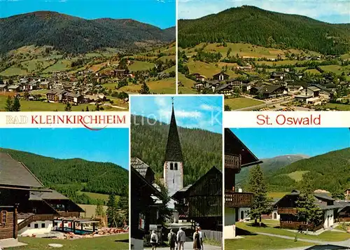 Bad Kleinkirchheim Kaernten Panorama St Oswald Dorfmotive Kat. Bad Kleinkirchheim