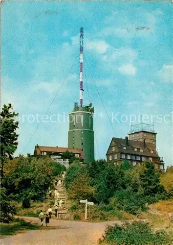 Grosser Inselsberg Fernmeldeanlagen Gasthaus Kat. Brotterode