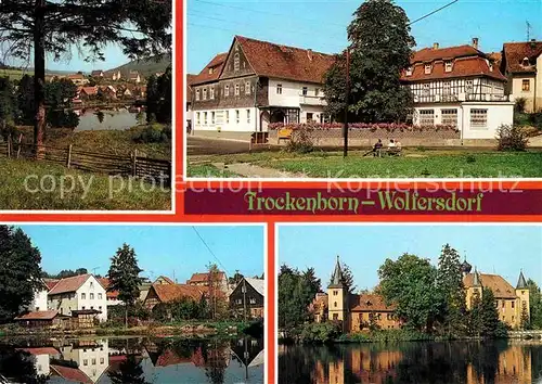 Trockenborn Wolfersdorf Teilansicht HOG Schluesselgrund Wasserschloss Froehliche Wiederkunft Kat. Trockenborn Wolfersdorf