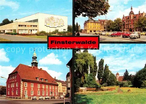 Finsterwalde Sporthalle Marktplatz Kreiskulturhaus Schlosspark Kat. Finsterwalde