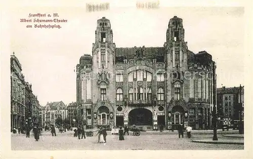 Frankfurt Main Albert Schumann Theater Bahnhofplatz Kat. Frankfurt am Main