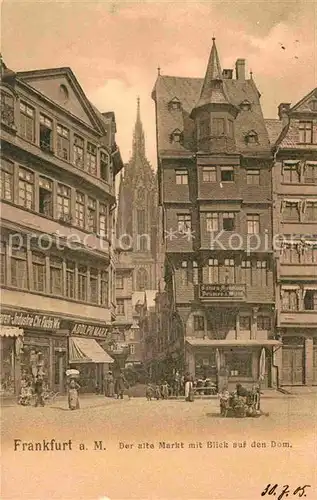 Frankfurt Main Alter Markt Dom Kat. Frankfurt am Main