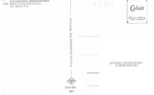 Dahl Hagen Altenwohnheim Kat. Hagen