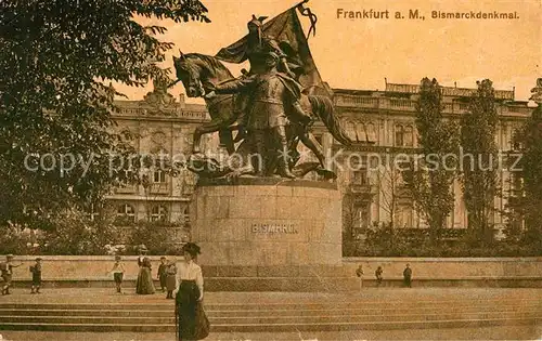 Frankfurt Main Bismarckdenkmal Kat. Frankfurt am Main