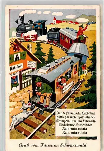 Titisee Eisenbahn Kat. Titisee Neustadt