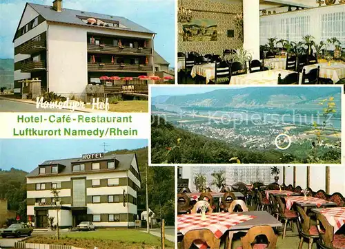 Namedy Hotel Cafe Namedyer Hof Panorama Gaststube Kat. Andernach