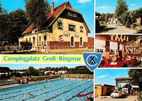 Gross Ringmar Campingplatz Schwimmbad  Kat. Bassum