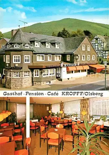Olsberg Sauerland Gasthaus Pension Cafe Kropf Kat. Olsberg