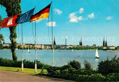 Hamburg Aussenalster  Kat. Hamburg