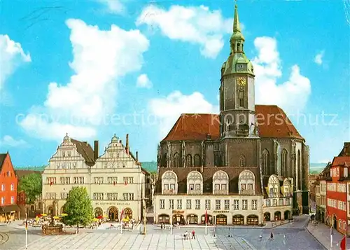 Naumburg Saale Wilhelm Pieck Platz Kirche Kat. Naumburg