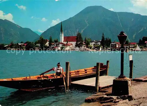 Rottach Egern Hotel Restaurant Koelbl Tegernsee Kirche Kat. Rottach Egern