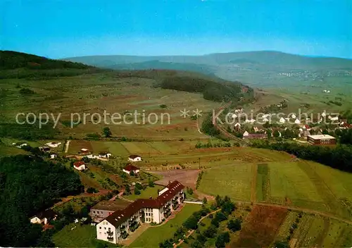 Holzhausen Burbach Ferienheim Blauen Kreuzes Fliegeraufnahme