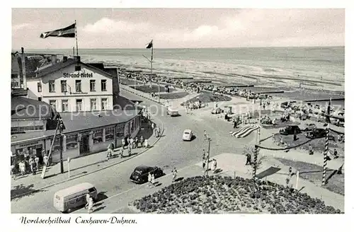 Cuxhaven Duhnen Nordseebad Seepromenade Strandhotel