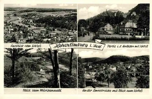 Hohenlimburg Schlossanlage Schloss Maerchenwald Lennebruecke Kat. Hagen