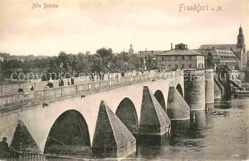 Frankfurt Main Alte Bruecke Kat. Frankfurt am Main