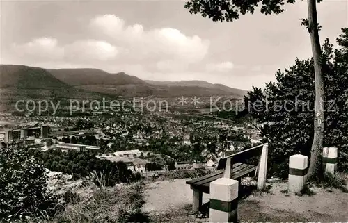 Geislingen Steige Blick vom Helfenstein Kat. Geislingen an der Steige