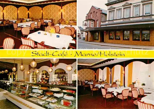 Marne Holstein Stadt Cafe Kat. Marne