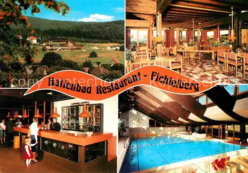 Neubau Fichtelberg Restaurant Cafe im Hallenbad Kat. Fichtelberg