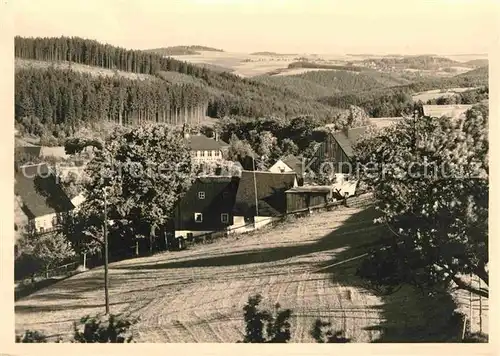 Falkenhain Altenberg Erzgebirge Panorama Kat. Altenberg