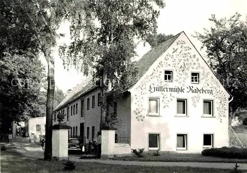 Radeberg Sachsen Gaststaette Huttermuehle  Kat. Radeberg