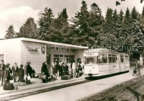 Tabarz Waldbahnhaltestelle Kat. Tabarz Thueringer Wald