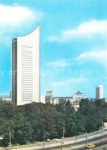 Leipzig Hochhaus der Karl Marx Universitaet Kat. Leipzig