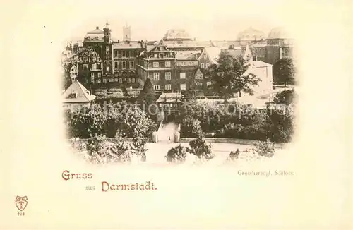 Darmstadt Gro?herzogliches Schloss Kat. Darmstadt