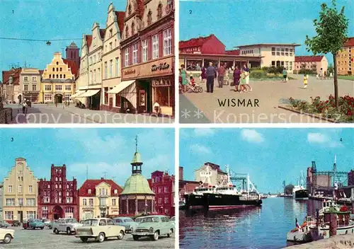 Wismar Mecklenburg Kraemerstrasse Kaufhof Nord Markt Hafen