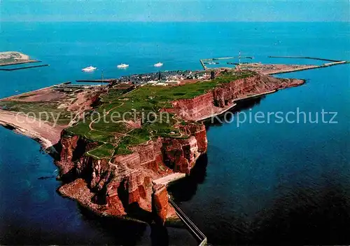 Helgoland Fliegeraufnahme Kat. Helgoland