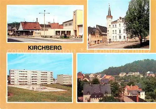 Kirchberg Sachsen Einkaufszentrum Rathaus Neubauten Teilansicht Kat. Kirchberg Sachsen