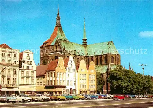 Rostock Mecklenburg Vorpommern Ernst Thaelmann Platz Kirche Kat. Rostock