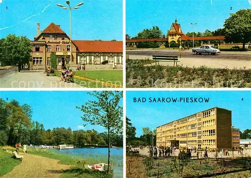 Bad Saarow Pieskow Bahnhofs Hotel Johannes Becher Platz Maxim Gorki Schule Kat. Bad Saarow