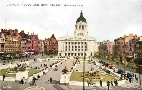 Nottingham Erewash Council House and City Square Kat. Erewash