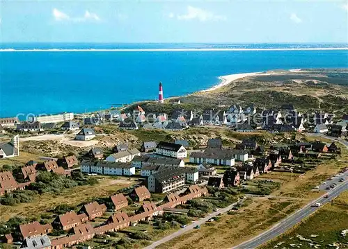 Hoernum Sylt Fliegeraufnahme mit Leuchtturm Kat. Hoernum (Sylt)