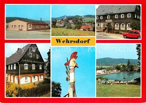 Wehrsdorf Sachsen Kegelbahn Gasthaus Steinberg Waldbad Kat. Sohland Spree