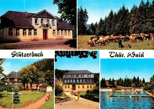 Stuetzerbach Gasthaus Auerhahn Goethehaus Kurpark Kat. Stuetzerbach